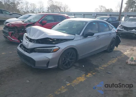 2025 Honda Civic Sedan Sport z USA, uszkodzony, nr VIN 19XFL2H85SE034047